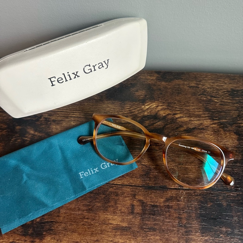Felix Gray tortoise Blue Light Glasses “Roebling”
